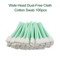 Wide-Head Dust-Free Cotton Swabs – 100 Pieces